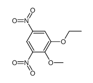 1-ethoxy-2-methoxy-3,5-dinitro-benzene结构式