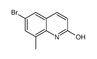 6-Bromo-8-methyl-2(1H)-quinolinone结构式