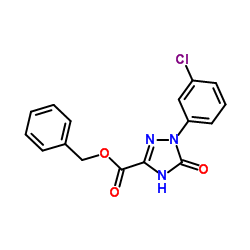 Benzyl 1-(3-chlorophenyl)-5-oxo-2,5-dihydro-1H-1,2,4-triazole-3-carboxylate Structure