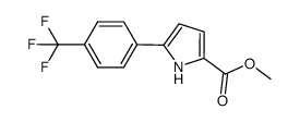 methyl 5-(4-(trifluoromethyl)phenyl)-1H-pyrrole-2-carboxylate Structure