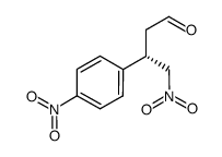 3-(4-nitrophenyl)-4-nitrobutyraldehyde结构式