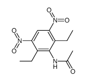 2,6-diethyl-3,5-dinitroacetanilide Structure