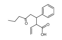 5-Oxo-3-phenyl-2-vinyl-octanoic acid结构式