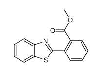 2-benzothiazol-2-yl-benzoic acid methyl ester Structure