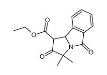 3,3-dimethyl-2,5-dioxo-2,3,5,9b-tetrahydro-1H-pyrrolo[2,1-a]isoindole-1-carboxylic acid ethyl ester Structure