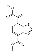 dimethyl 7-(2-propenoato)-6,7-dihydrobenzo[b]thiophen-4-carboxylate结构式