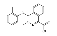 (αE)-α-(Methoxyimino)-2-[(2-Methylphenoxy)Methyl]benzeneacetic Acid Structure