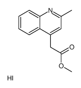 methyl 2-(2-methylquinolin-4-yl)acetate,hydroiodide结构式