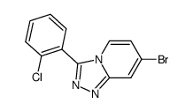 7-Bromo-3-(2-chlorophenyl)-[1,2,4]triazolo[4,3-a]pyridine结构式