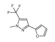 5-trifluoromethyl-3-(fur-2-yl)-1-methyl-1H-pyrazole结构式