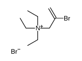 AMMONIUM, (2-BROMOALLYL)TRIETHYL-, BROMIDE结构式