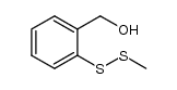 o-(hydroxymethyl)phenyl methyl disulfide结构式