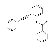 N-(2-(2-phenylethynyl)phenyl)benzamide Structure