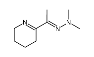 N,N-Dimethyl-N'-[1-(3,4,5,6-tetrahydro-pyridin-2-yl)-eth-(E)-ylidene]-hydrazine结构式