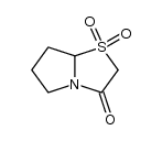 tetrahydropyrrolo[2,1-b]thiazol-3(2H)-one 1,1-dioxide结构式