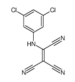 (3,5-dichloroanilino)ethenetricarbonitrile结构式