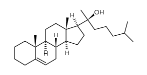 20β-hydroxycholest-5-ene Structure