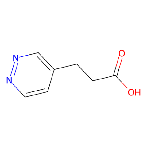 3-(pyridazin-4-yl)propanoic acid结构式