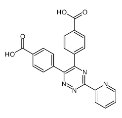 4-[6-(4-carboxyphenyl)-3-pyridin-2-yl-1,2,4-triazin-5-yl]benzoic acid结构式