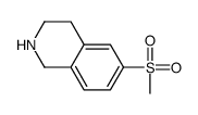 6-(Methylsulfonyl)-1,2,3,4-tetrahydroisoquinoline结构式