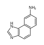 Naphth[1,2-d]imidazole, 8-amino- (6CI) Structure