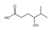 4-hydroxy-5-methyl-hexanoic acid结构式