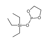 1,3,2-dioxaphospholan-2-yloxy(triethyl)silane Structure
