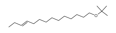 (E)-1-tert Butoxy-tetradec-11-en结构式