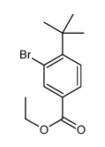 3-溴-4-叔丁基苯甲酸乙酯结构式