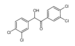 (α-hydroxy-3,4-dichlorobenzyl)-(3,4-dichlorophenyl)-ketone结构式