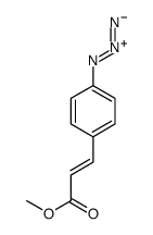 methyl 3-(4-azidophenyl)prop-2-enoate结构式