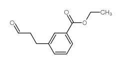 Ethyl 3-(3-oxopropyl)benzoate structure