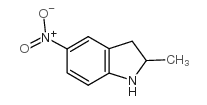 2-METHYL-5-NITROINDOLINE structure