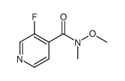 3-fluoro-N-methyl-N-(methyloxy)-4-pyridinecarboxamide picture