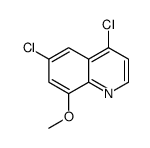 4,6-Dichloro-8-methoxyquinoline Structure