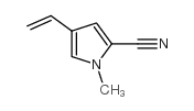 1H-Pyrrole-2-carbonitrile,4-ethenyl-1-methyl-(9CI) Structure