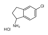 5-CHLORO-2,3-DIHYDRO-1H-INDEN-1-AMINE HYDROCHLORIDE Structure