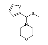 4-((methylthio)(thiophen-2-yl)methyl)morpholine Structure