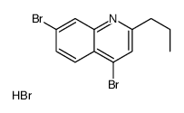 4,7-Dibromo-2-propylquinoline hydrobromide Structure