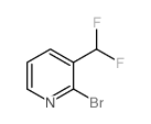 2-溴-3-(二氟甲基)吡啶结构式