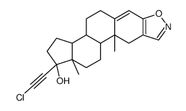 21-chlorodanazol结构式