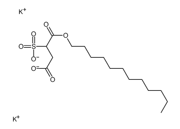 dipotassium,4-dodecoxy-4-oxo-3-sulfonatobutanoate Structure