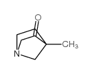 1-Azabicyclo[2.2.1]heptan-3-one,4-methyl-(9CI)结构式