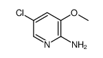 2-氨基-5-氯-3-甲氧基吡啶结构式