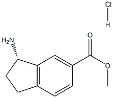 (S)-METHYL 3-AMINO-2,3-DIHYDRO-1H-INDENE-5-CARBOXYLATE HYDROCHLORIDE structure