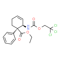 N-(2,2,2-Trichloroethoxy)carbonyl] Bisnor-(cis)-tilidine结构式