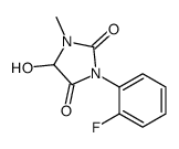 3-(2-fluorophenyl)-5-hydroxy-1-methylimidazolidine-2,4-dione Structure