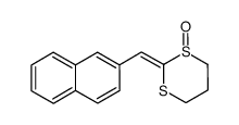 2-(2-naphthylmethylene)-1,3-dithiane 1-oxide Structure
