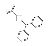 1-(DIPHENYLMETHYL)-3-NITRO-AZETIDINE Structure