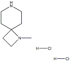 1-methyl-1,7-diazaspiro[3.5]nonane dihydrochloride Structure
